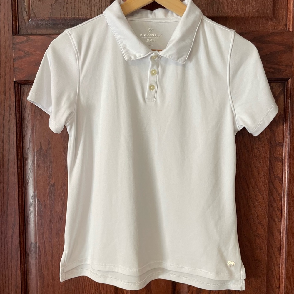 Colosseum Kids White Polo Shirt
